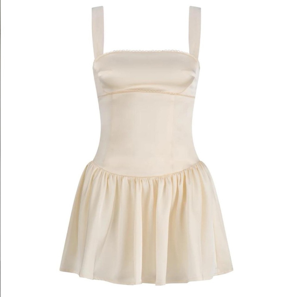 Franci Mini Dress in Creme